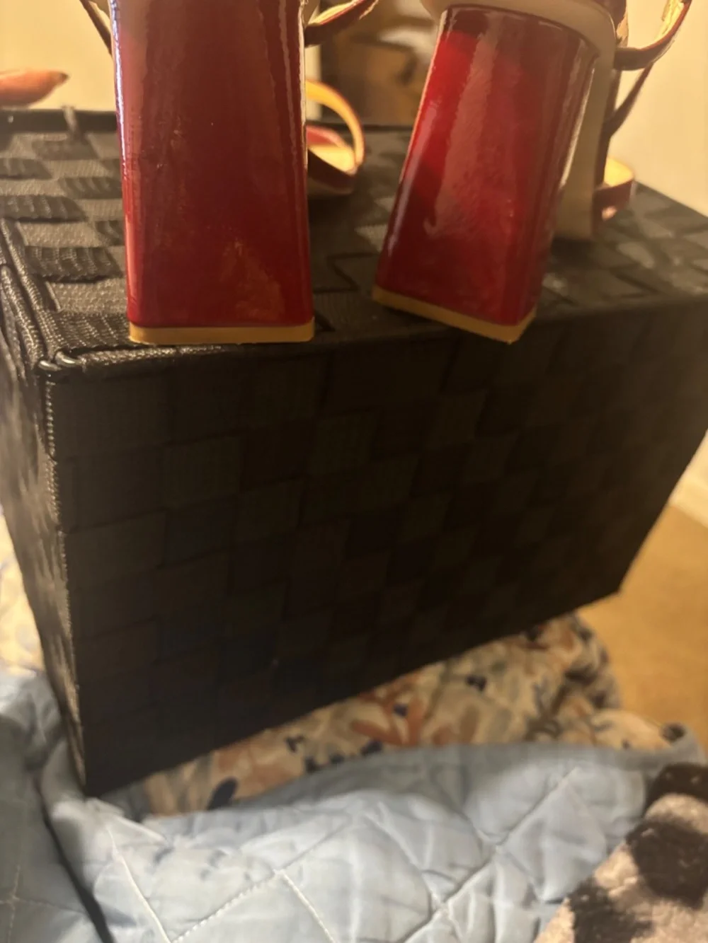 Size 11 - Jessica Simpsom Red Strappy Heels